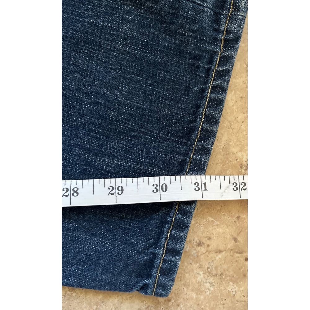 American Eagle Relaxed Fit Jeans Mens 34x31 Dark Wash Blue Denim Classic - Picture 8 of 12